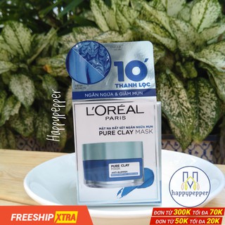 [SALE DATE 4/2022] Mặt Nạ Đất Sét LOreal 50g (ANTIPORES/ DETOXIFY/ ILLUMINATING/ ANTI-BLEMISH)