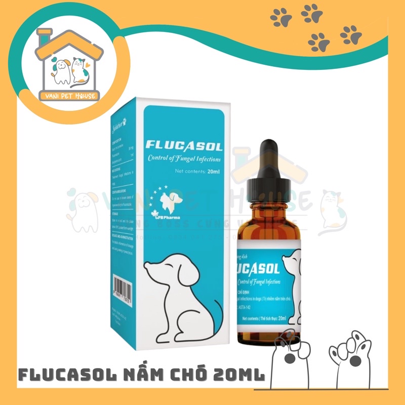 Flucasol chó 20ml - Sản phẩm nấm cho chó - GFB Pharma