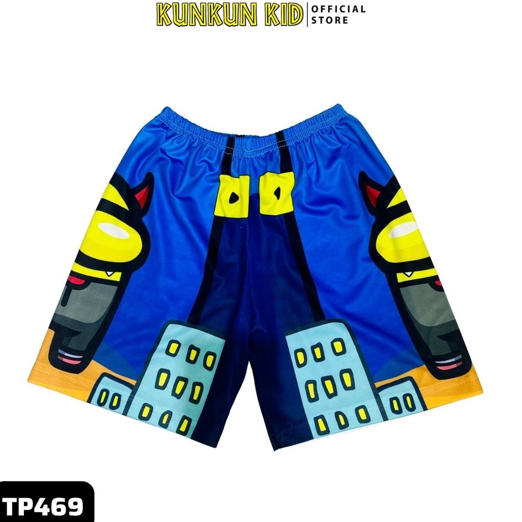 Quần áo trẻ em In 3D Thun lạnh thoáng mát hình Among Us Kunkun Kid TP469 - Bộ cộc tay bé trai size đại từ 10-40kg