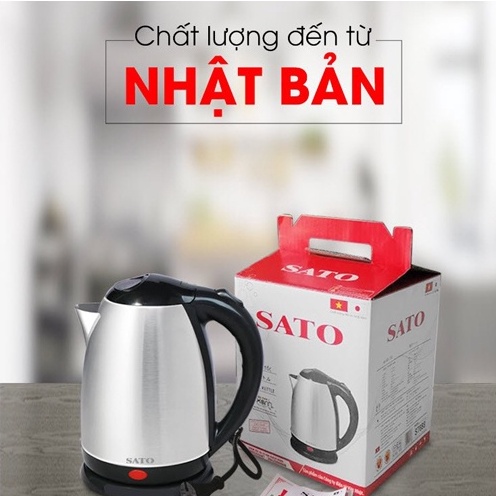 [Mã ELHADEV giảm 4% đơn 300K] Ấm siêu tốc SATO 17ST45 Dung tích 1.8L - Bảo hành 12 tháng