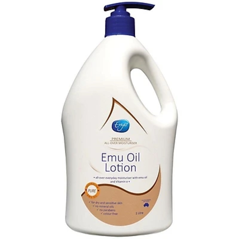 Sữa dưỡng ẩm Enya Emu Oil Lotion 1 Litre .Hàng Úc
