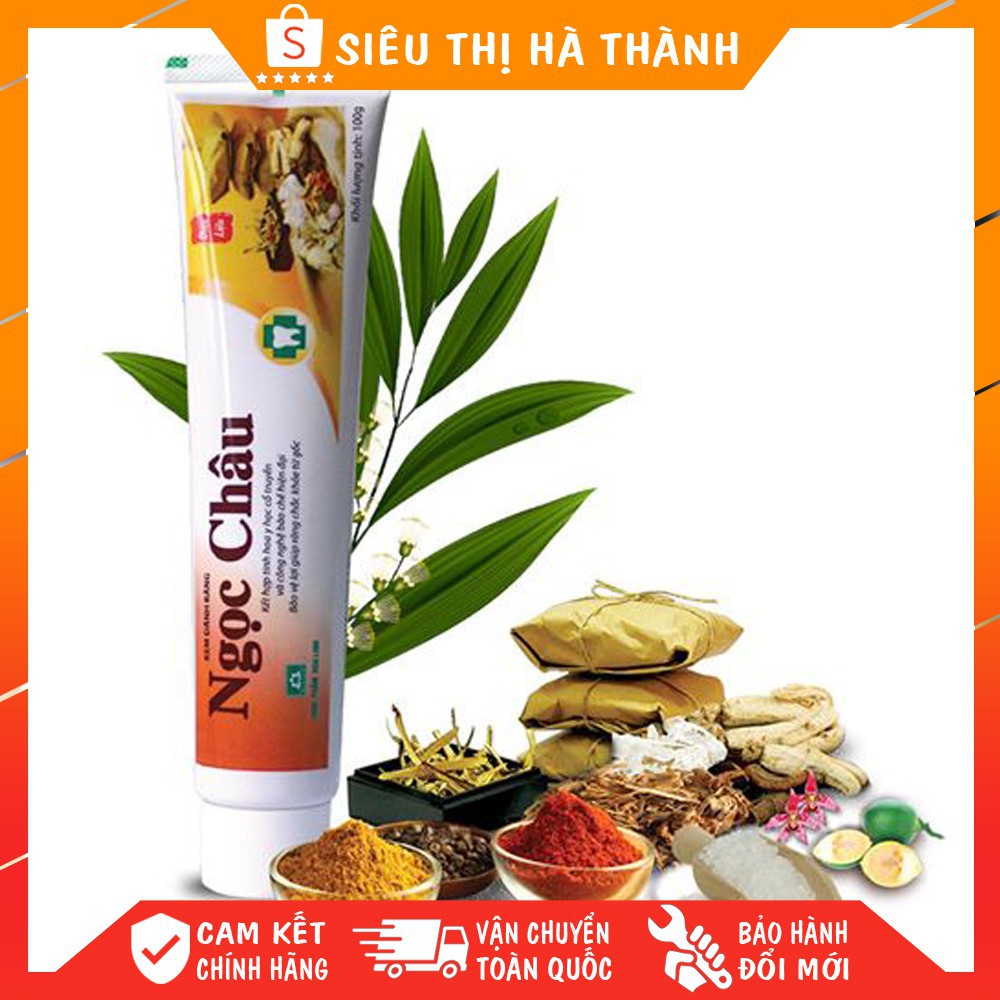 [CHÍNH HÃNG] Kem đánh răng Ngọc Châu, tuýp 125g - thành phần thảo dược