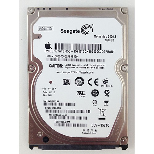HDD Laptop SEAGATE 160GB/ 250GB/ 320GB  chuẩn Sata hàng chính hãng siêu bền bảo hành 12 tháng 1 đổi 1 | BigBuy360 - bigbuy360.vn