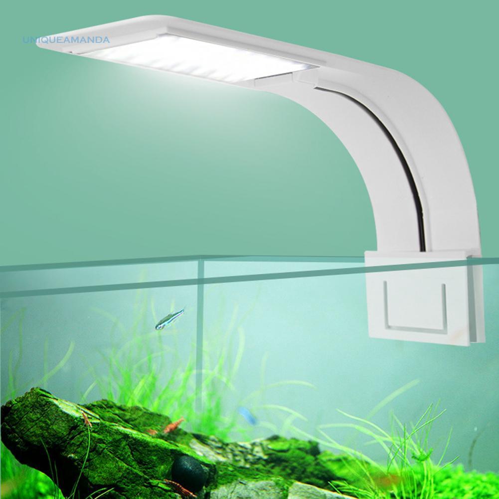 Super Slim 10W LED Waterproof Aquarium Light Fish Tank Plant Grow Clip Lamp Lighting