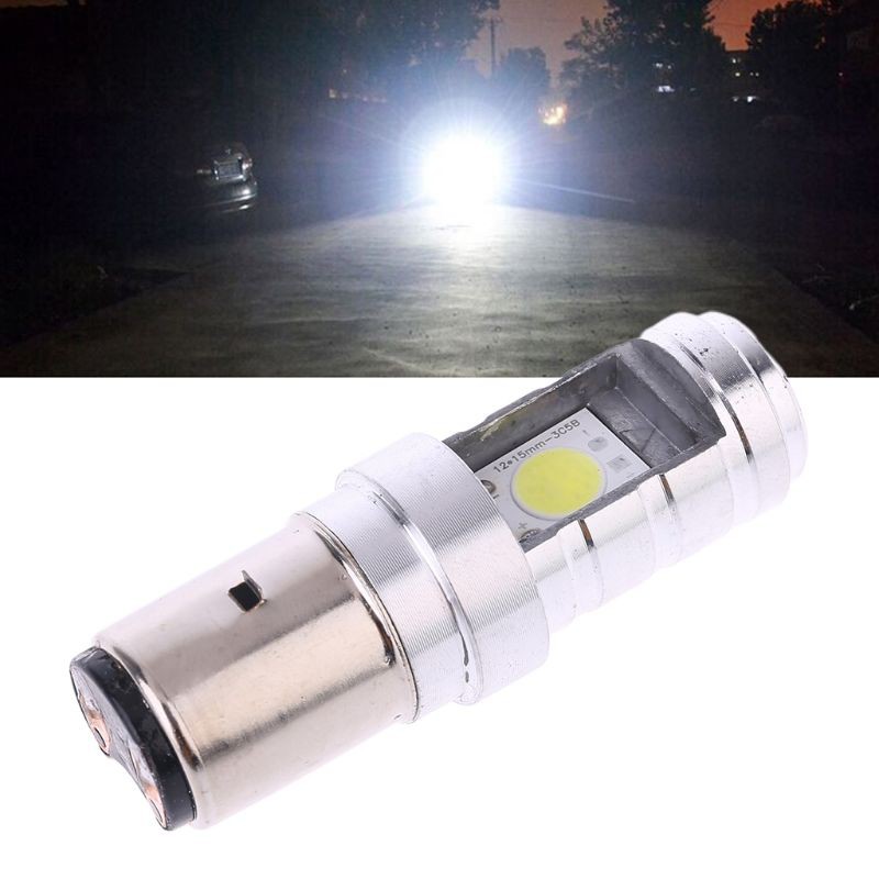 Bóng đèn pha phía trước xe máy 2W H6 cho Honda Kawasaki chất lượng cao
