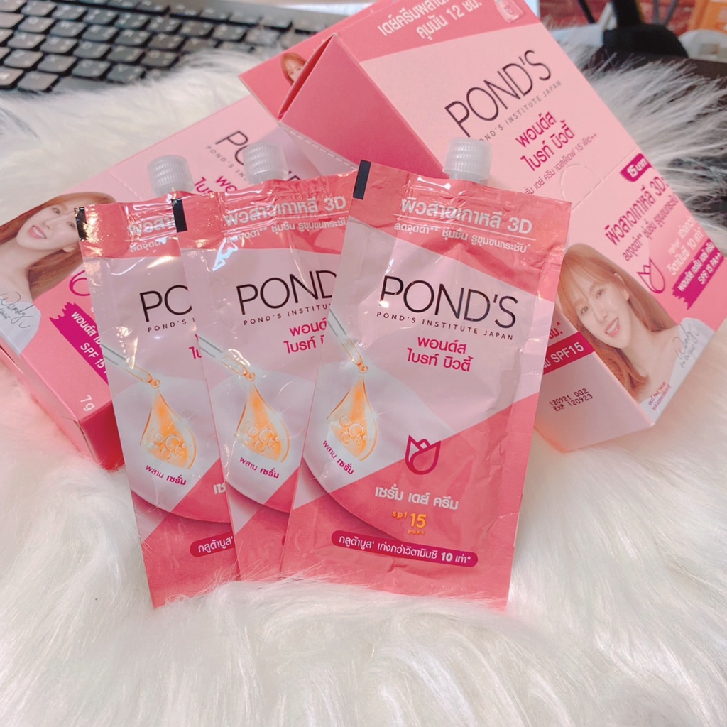 Kem dưỡng trắng da POND'S Thái Lan Hộp 6 gói