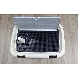 Khay vệ sinh cho chó có Cột - Chó Cái - Có tường Chó Đực - Khay vệ sinh sẽ tạo thói quen đi vệ sinh đúng chỗ