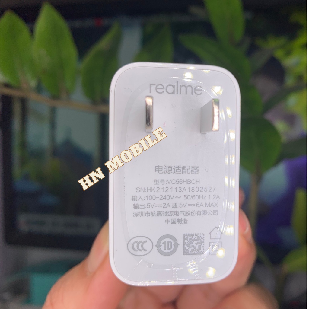 CỦ SẠC NHANH DART 30W REALME 6, 6Pro 7, 8, Q2, Q3, Q3s, Q3Pro, X2, X50, V5 New Seal,Hàng zin máy