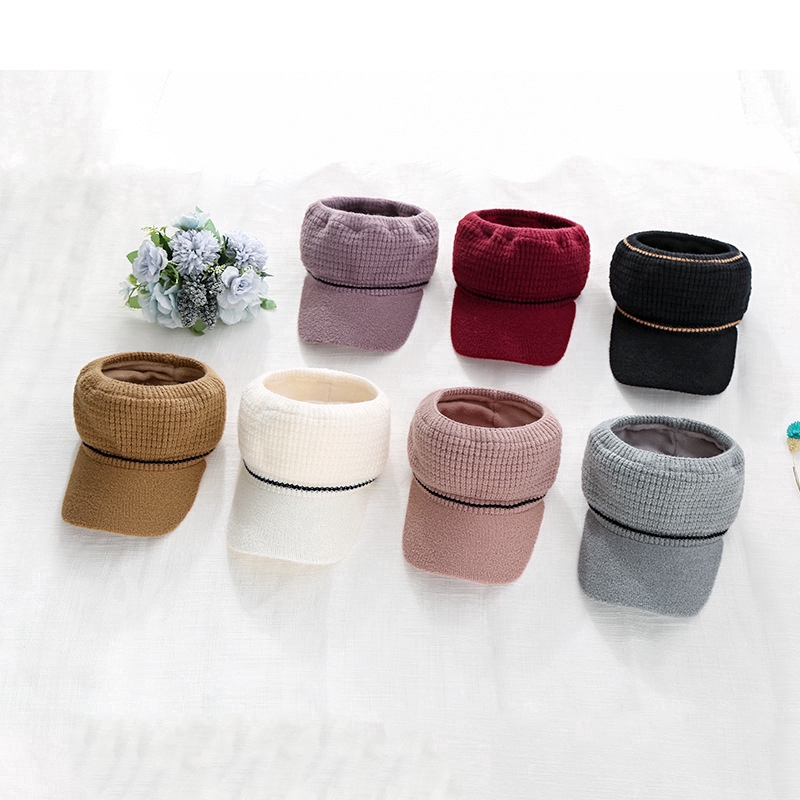 Fashion colorful open top cap for women