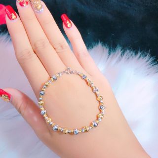 Vòng tay nữ bi 2 màu bền đẹp
