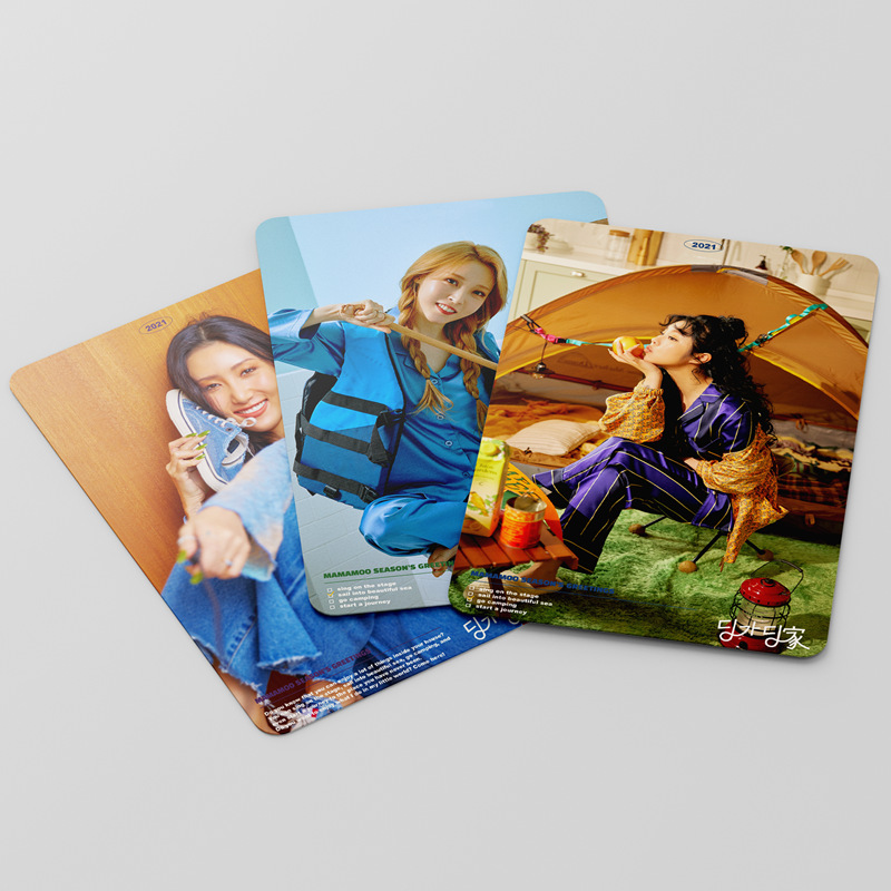 【VG】55PCS MAMAMOO Small Cards LOMO Card Ding Huiren Ode to Lehua Sawen Star mamamoo