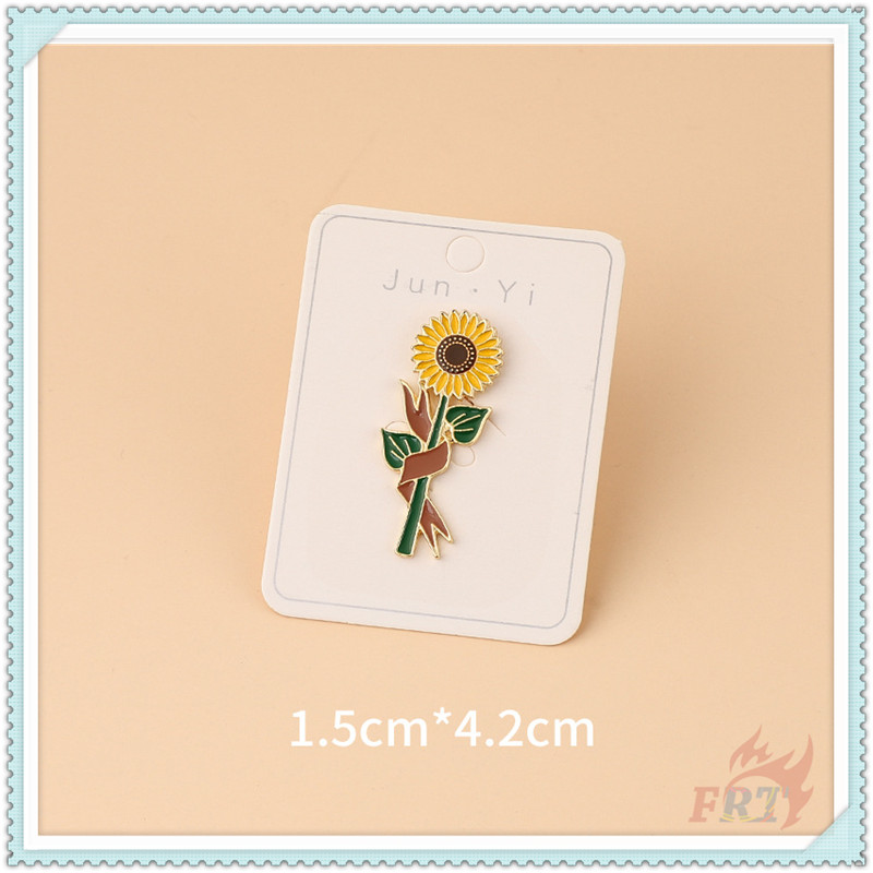 Huy Hiệu Cài Áo Hình Hoa Hướng Dương Đáng Yêu