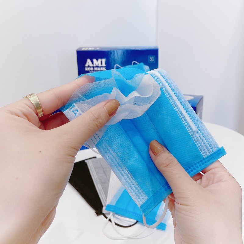 Sỉ 10 hộp khẩu trang y tế AMI ( đủ màu) | BigBuy360 - bigbuy360.vn