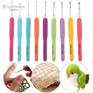 Bộ 9 móc đan len bằng nhôm tiện dụng