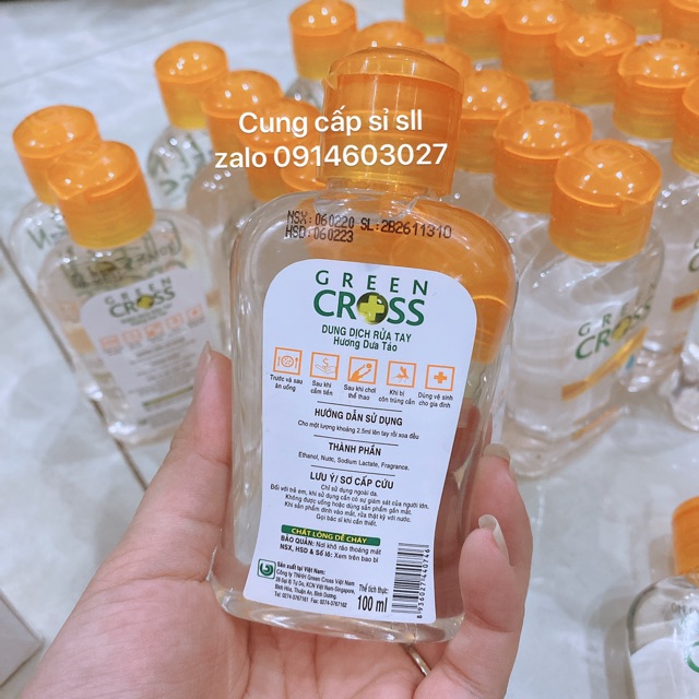 <CHÍNH HÃNG>NƯỚC RỬA TAY KHÔ GREENCROSS DIỆT KHUẨN | BigBuy360 - bigbuy360.vn