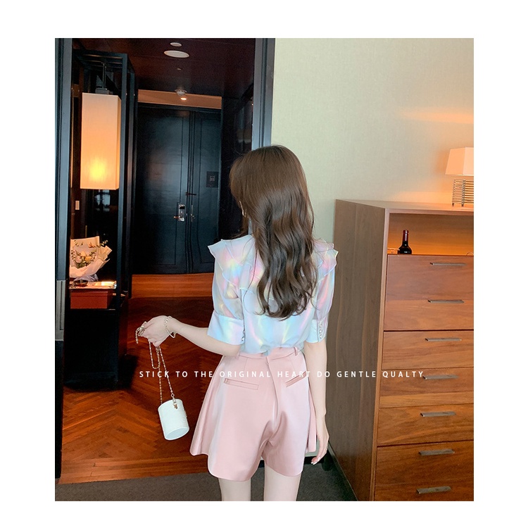GT9342 Áo chiffon nữ hè tay ngắn hàng nhập