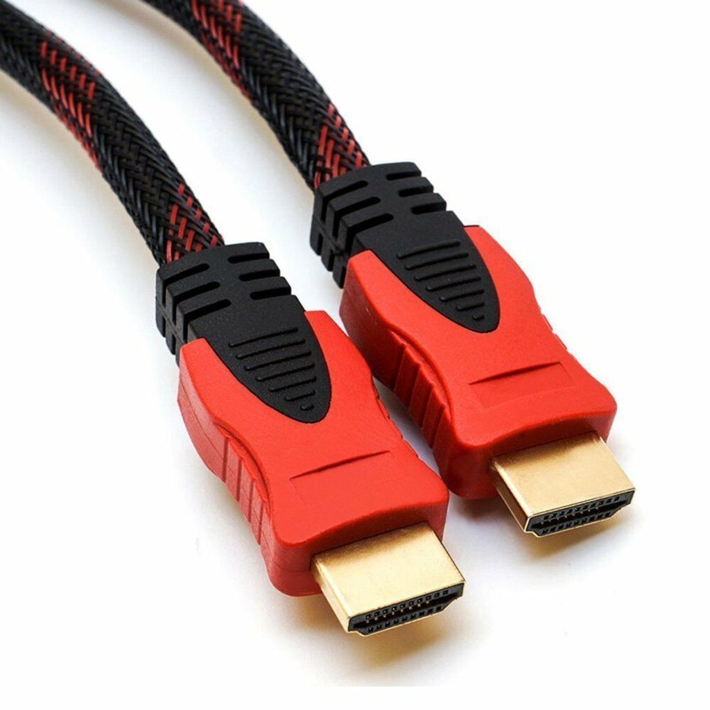 Dây cáp 2 đầu HDMI dài 10m cho phép truyền tải tín hiệu hình ảnh chất lượng cao và âm thanh số tới TV hoặc bộ thu phát