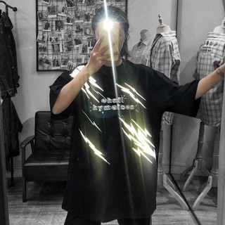 Áo Thun Unisex Phản Quang Tia Sét