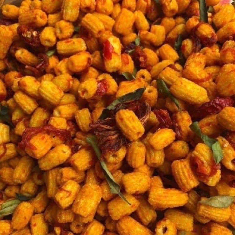 1kg nui bò mix lá chanh sấy giòn siêu ngon