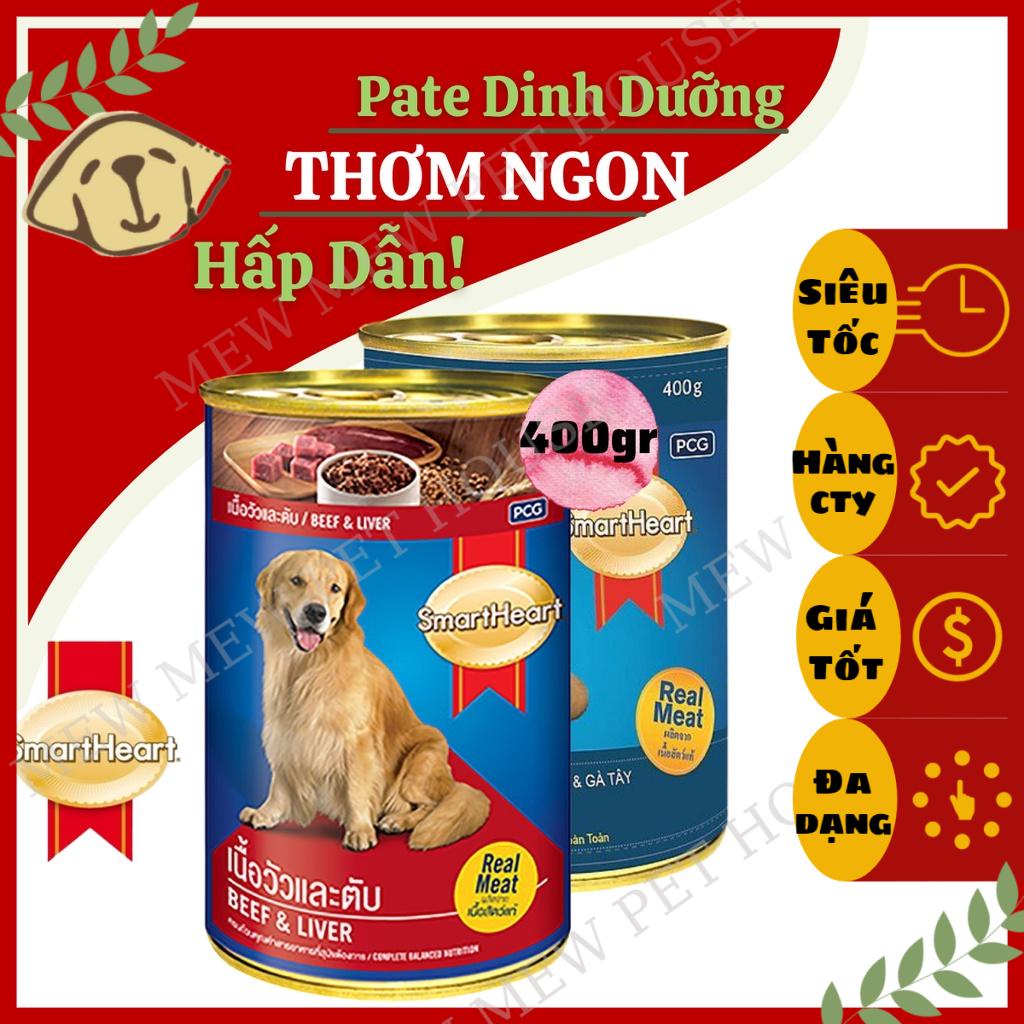 Pate Cho Chó Lớn Smart Heart Adult Lon 400g