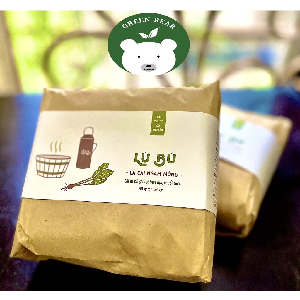 lá cải Ngâm mông lú bú của Vietherb làm ấm tử cung, lưu thông khí huyết, hỗ trợ phụ khoa, thư giãn, ngủ ngon