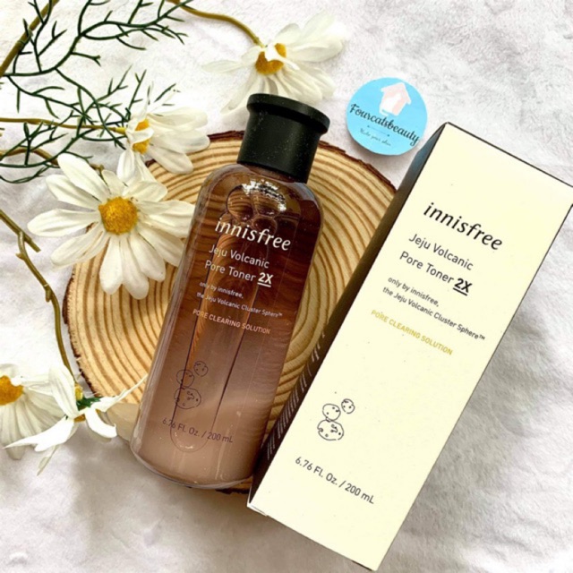 Nước Hoa Hồng Giảm Dành Cho Da Dầu Mụn Chiết Suất Tro Núi Lửa Innisfree Jeju Volcanic Pore Toner Ex 200ml