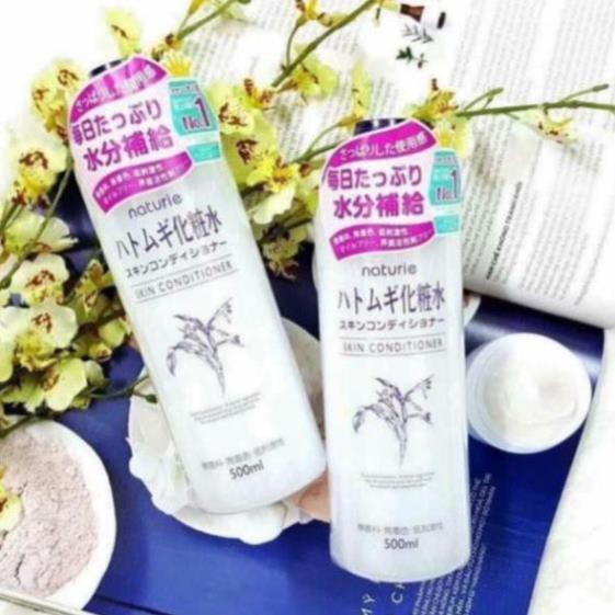 Nước hoa hồng Ý Dĩ Naturie Skin Conditioner 500ml Nhật Bản (mua ngay)