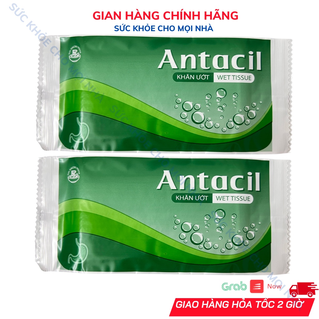 Combo 10 Khăn ướt mini chăm sóc cho cả gia đình. Antacil.suckhoechomoinha