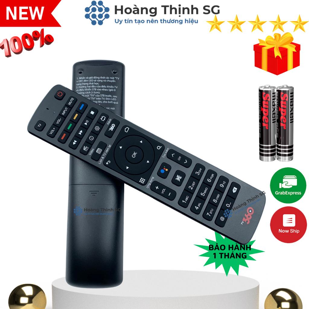 Remote điều khiển đầu thu Viettel TV360, Điều Khiển Viettel TV360 Có Giọng Nói - Tặng kèm pin
