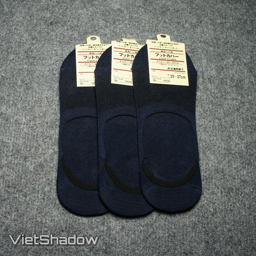 [Combo 10 đôi] Tất lười cotton xuất Nhật