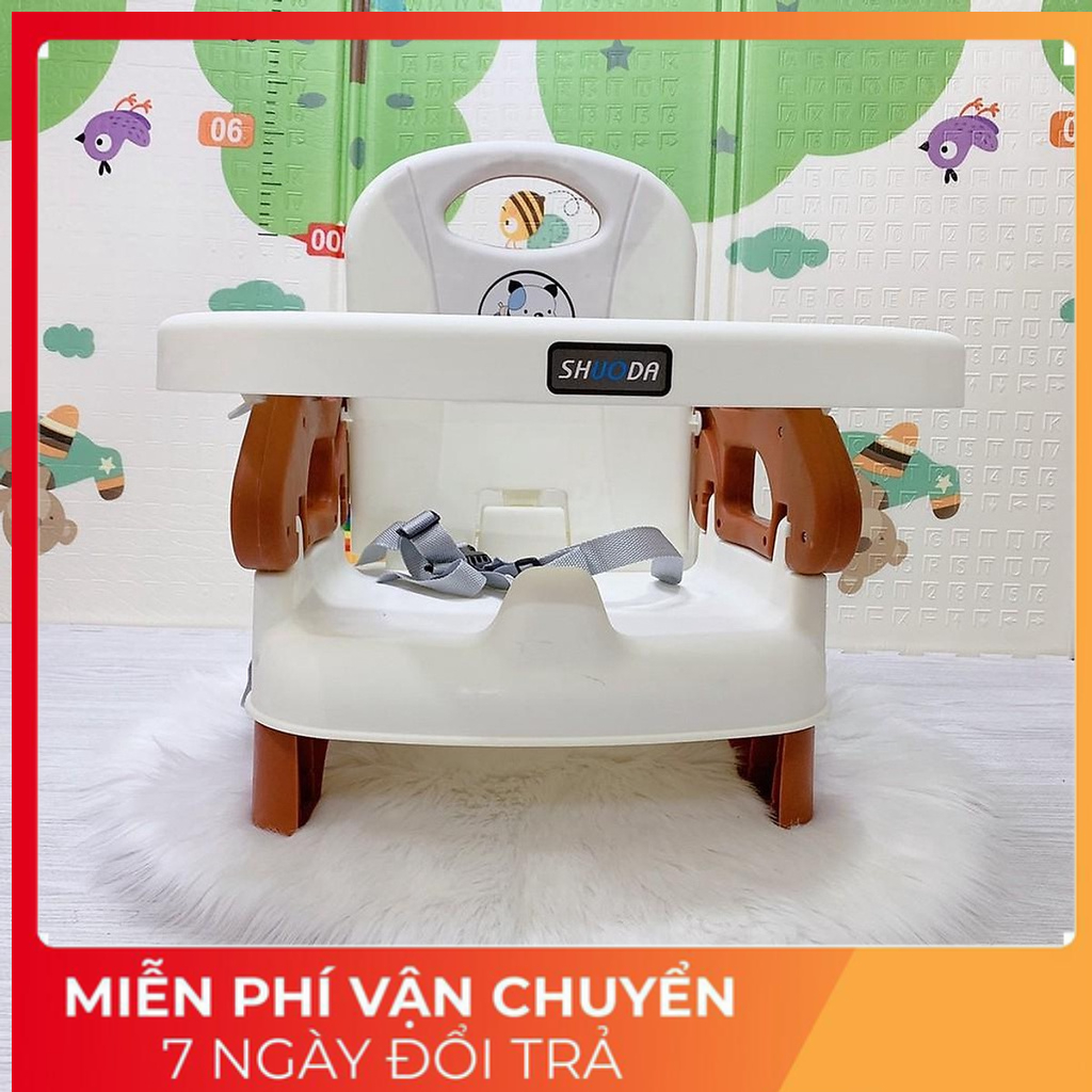 Ghế Ăn Dặm Đa Năng Hanbei Chính Hãng Đầy Đủ Phụ Kiện Gấp Gọn
