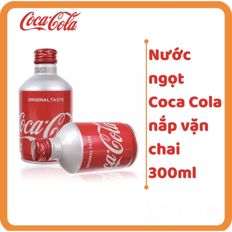 Nước ngọt Coca Cola nắp vặn chai 300ml