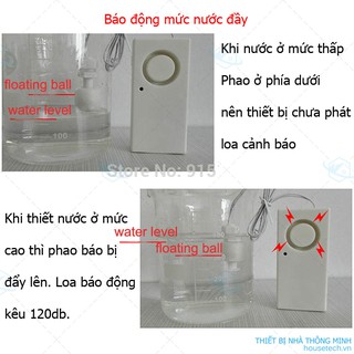Báo động cảm biến mức nước