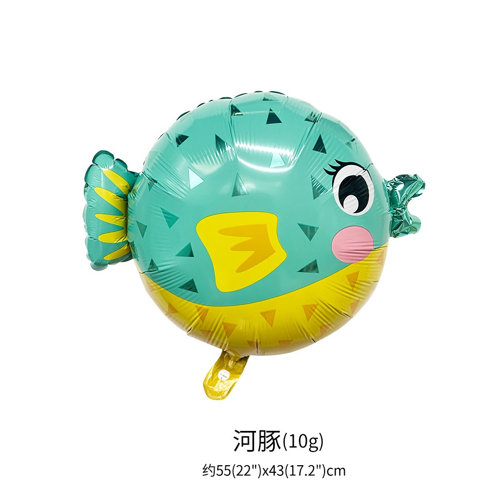 1 Bong Bóng Trang Trí Hình Sinh Vật Biển Dễ Thương
