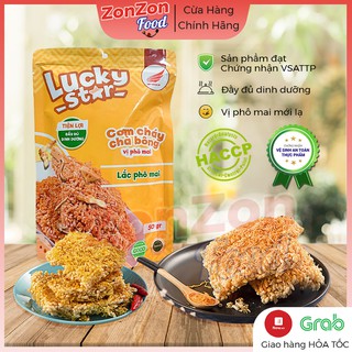 Cơm cháy chà bông vị phô mai Lucky Star 50g thơm ngon đậm vị nhiều dinh dưỡng đồ ăn vặt Zonzon