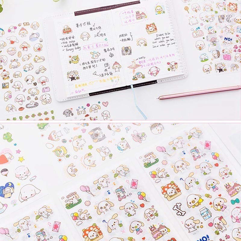 Bộ 6 tấm hình dán trang trí điện thoại kiểu cổ điển