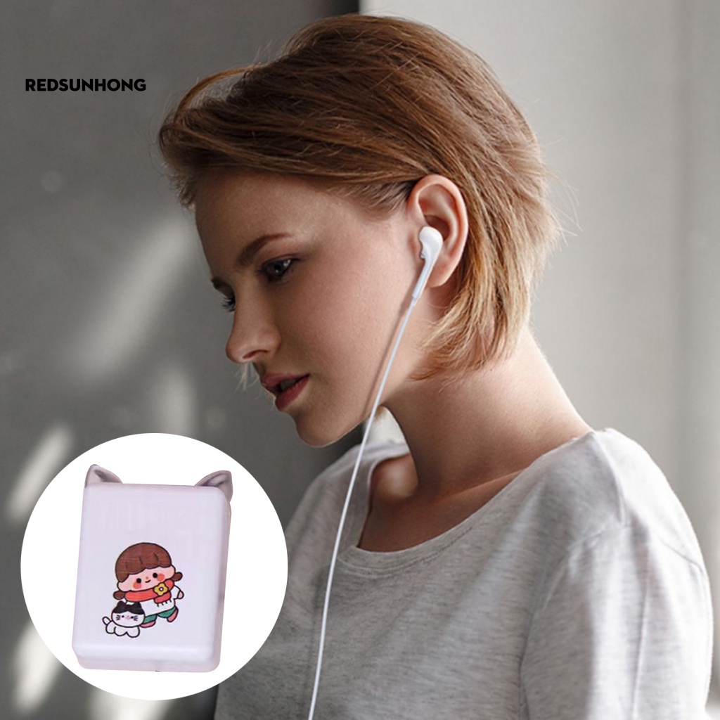 Tai Nghe Có Dây Hình Mèo Hoạt Hình 3.5mm Bền Bỉ