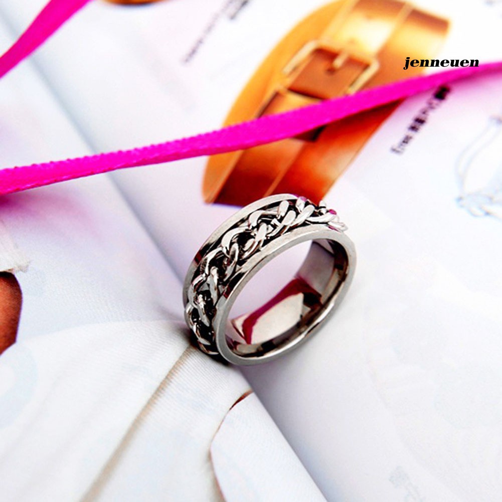 Nhẫn Mở Nắp Chai Bia Phối Dây Xích Xoay Bằng Chất Liệu Thép Không Gỉ