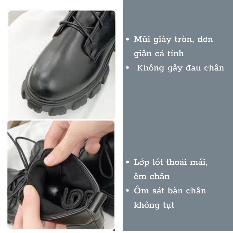 Giầy Boot Nữ Boot Cổ Thấp Phong Cách Hàn Quốc Dễ Phối Đồ Siêu Xịn TITAN STORE