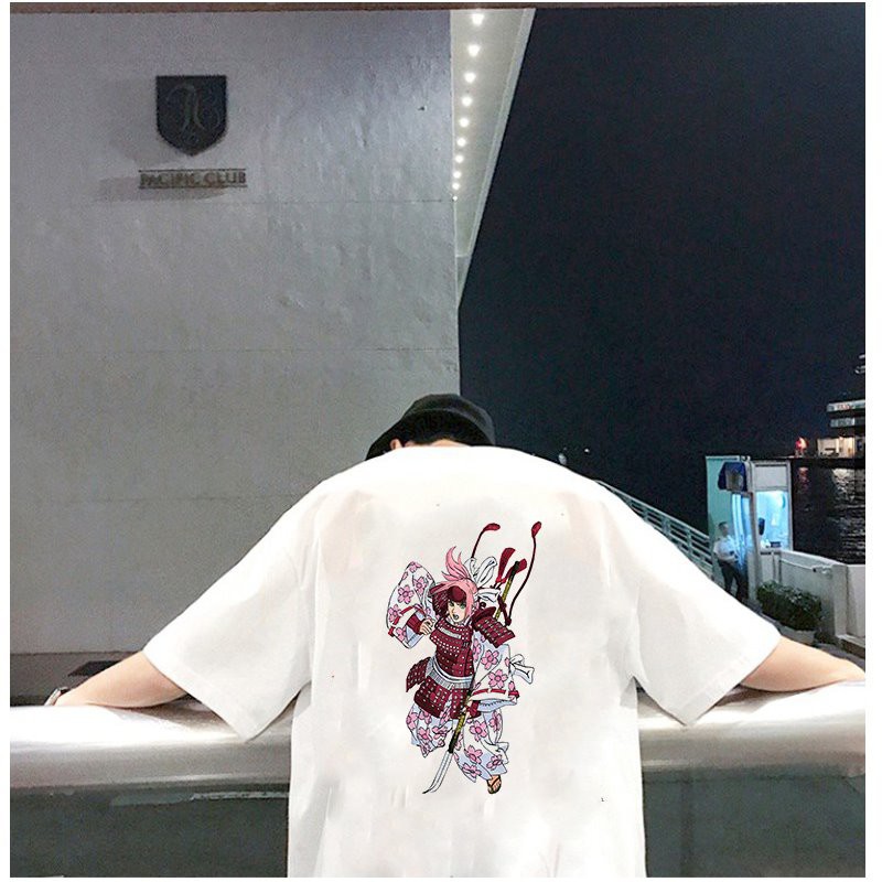Áo thun unisex form rộng phong cách Nhật Bản đẹp độc lạ vải dày mịn 2019T1664