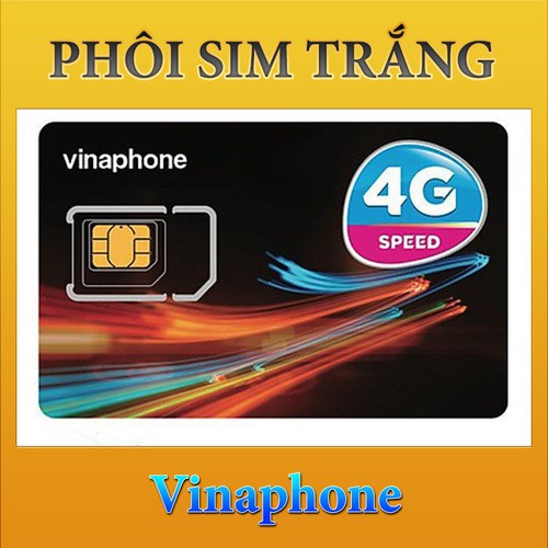 Sim trắng phôi 4G Vinaphone tương thích IOS14 tự thay tại nhà .