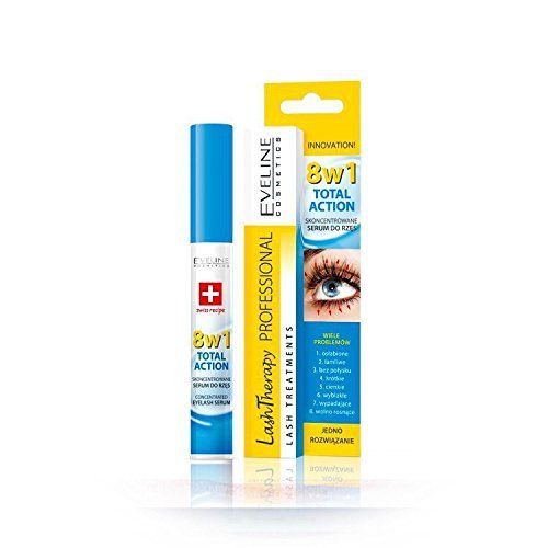 [Mã COSHOT28 hoàn 8% xu đơn 250K] Dưỡng mi Eveline 8in1 Total Action Lash Therapy professional