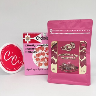 Kẹo Socola Giảm Cân - Chokolade Vaegttab Full hộp 40 viên, Kẹo giảm cân Đan Mạch