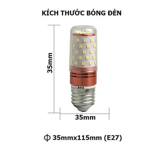 Bóng đèn LED Bóng Bắp 12W 3 màu E27