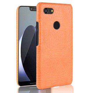 For Google Pixel 3XL Case Crocodile Pattern Skin Hard Cover
