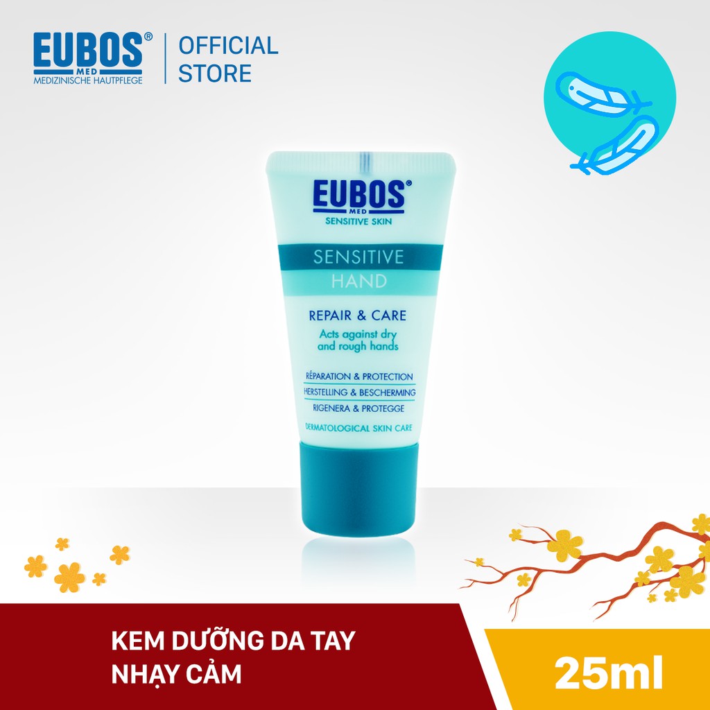 Kem dưỡng da tay EUBOS Sensitive hand Repair & Care 25ml | BigBuy360 - bigbuy360.vn