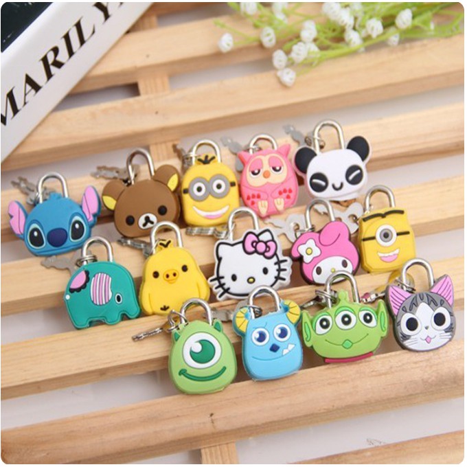Ồ khoá hành lý, va li khoá mini du lịch hoạt hình