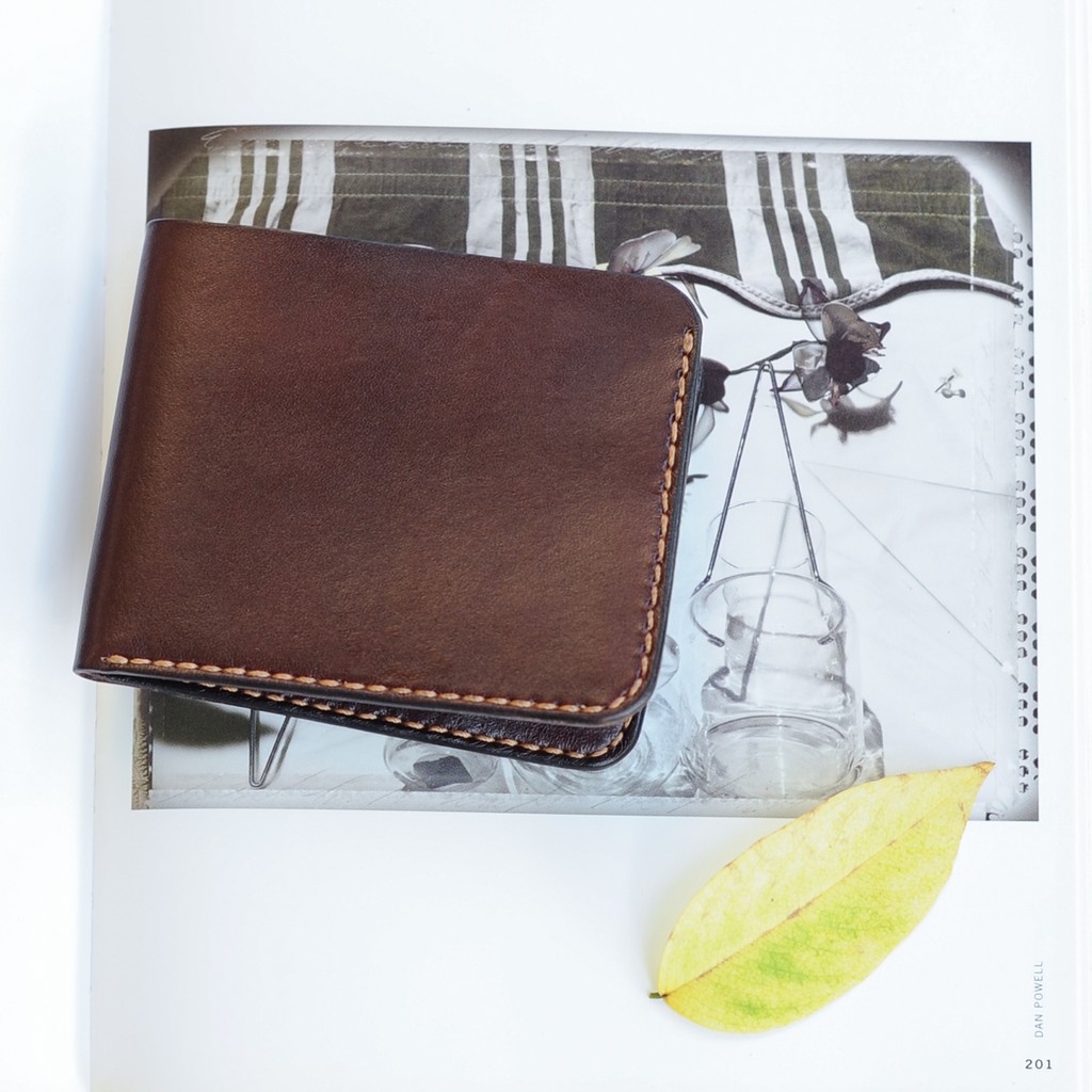 Ví Da Nam Mini - Đồ da handmade - Da bò nhập khẩu Mino Crafts VI077