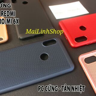 Ốp lưng tản nhiệt Xiaomi Redmi Note 5 Pro/ Mi6X (Nhiều màu)