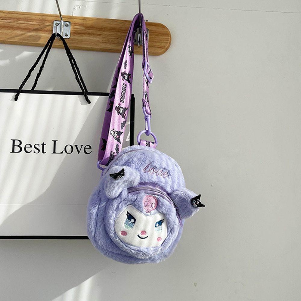 Túi Đeo Chéo Đựng Thẻ Hình Công Chúa Kuromi Đáng Yêu Cho Bé Gái